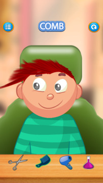 儿童红发剪游戏截图3