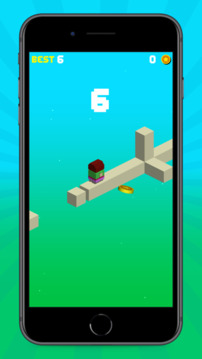 Crossy Cube Bridge Poly 3D游戏截图4