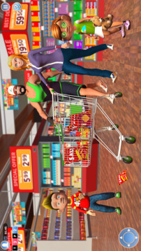 超级市场购物中心游戏截图1