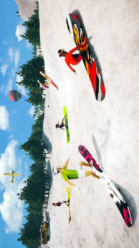 滑雪板滑雪比赛2020游戏截图1