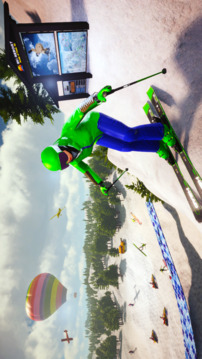 滑雪板滑雪比赛2020游戏截图4