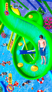 水上乐园极限滑水冒险游戏截图4
