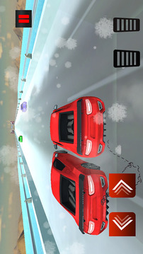 Chained Car Race In Snow游戏截图3