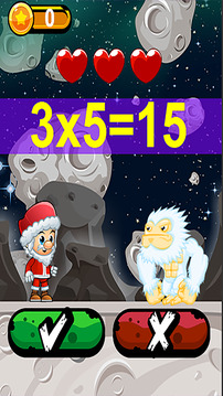 Santa vs Zombie Math 僵尸数学游戏截图2