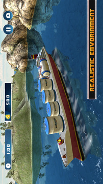 Oil Tanker Cargo Ship Sim 3D游戏截图2