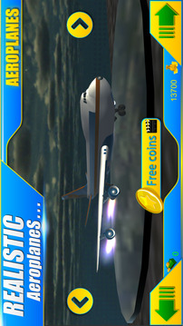 3D喷气式飞机模拟飞行游戏截图2