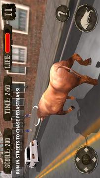 Crazy Angry Bull Attack 3D Run Wild and Smash游戏截图5