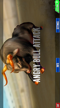 Wild angry Bull Attack Game 3D游戏截图5