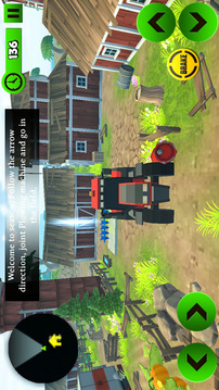 Block Farming Tractor Sim游戏截图5