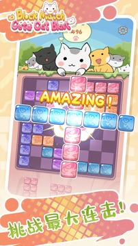 Block Match Cute Cat Blast游戏截图4