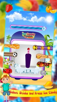 冰糖果和冰棒制造商游戏截图2