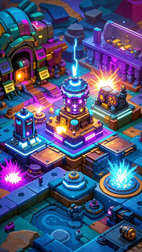 赛博防线游戏截图2