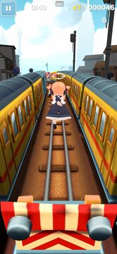 蔚蓝跑酷游戏截图2