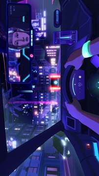 霓虹出租车游戏截图1