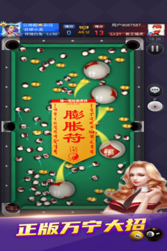 天天台球游戏截图2