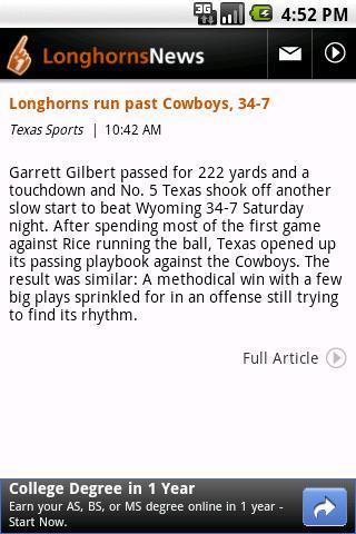 Longhorns News截图1