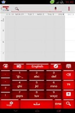 GO键盘红色糖果主题截图3