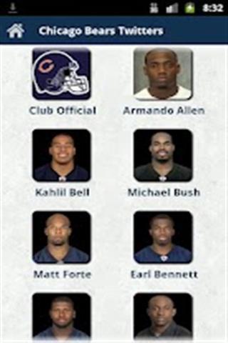 Chicago Bears Players Twitters截图1