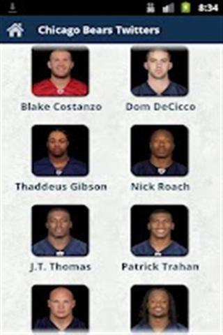 Chicago Bears Players Twitters截图4