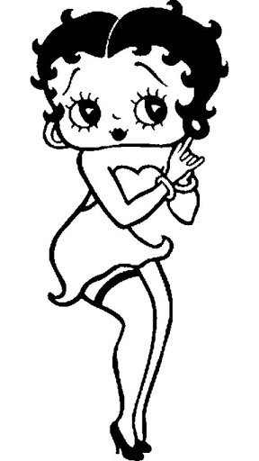 Betty Boop Coloring截图1