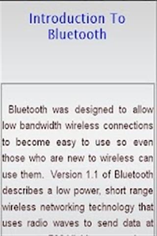 蓝牙技术截图1
