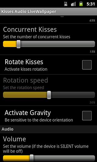 Kisses Audio LiveWallpaperLITE截图4