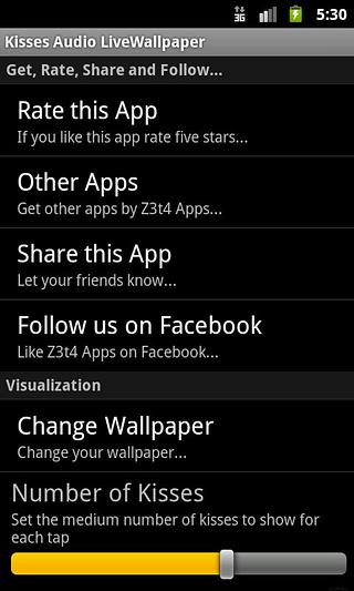 Kisses Audio LiveWallpaperLITE截图8