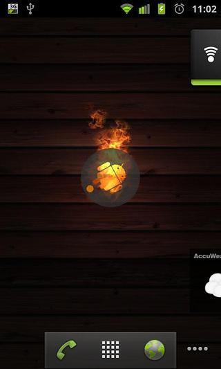 Droid on Fire LWP Lite截图5