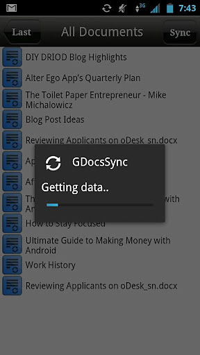 GDocs Sync截图4