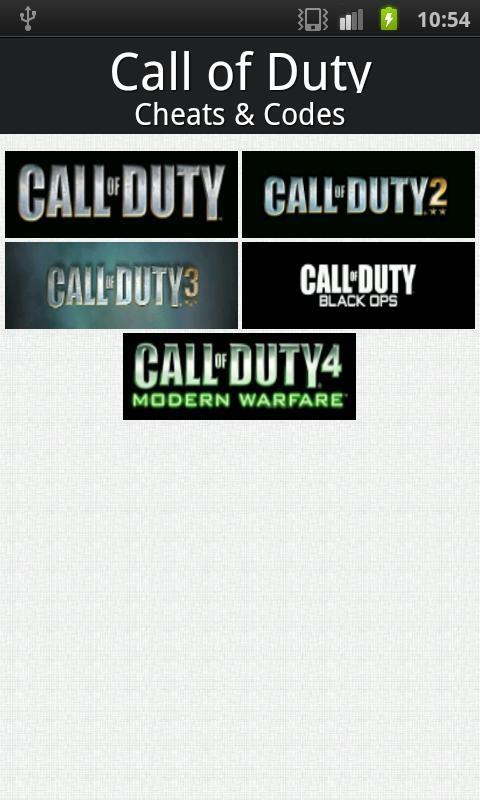 Call of Duty Cheats & Codes截图3