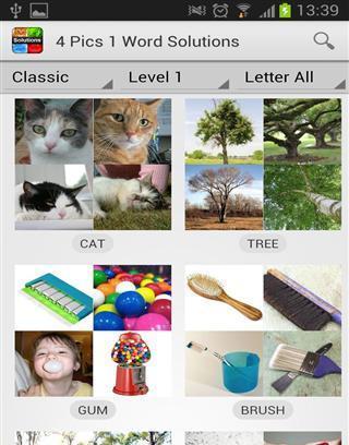 4 Pics 1 Word Solutions截图4