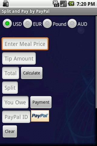 Split and Pay by PayPal截图2