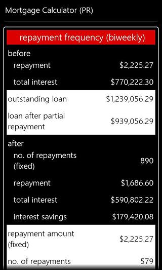 Mortgage Calculator (PR)截图4