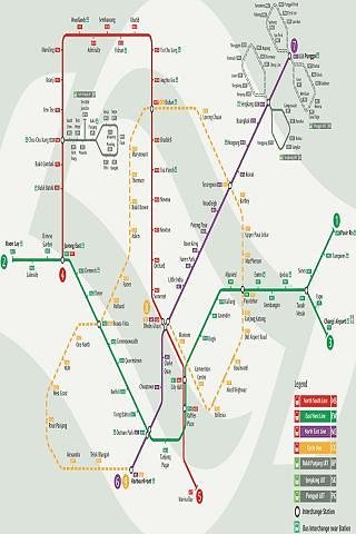 Singapore Offline MRT map截图2