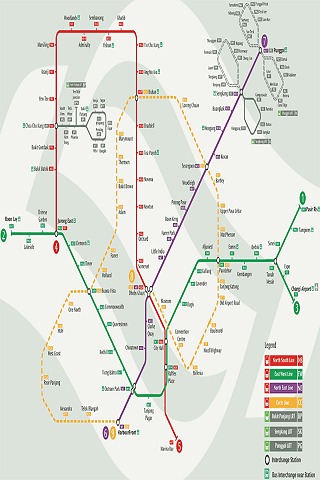 Singapore Offline MRT map截图3