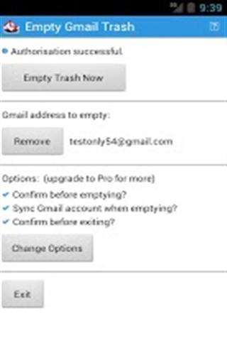 Empty Gmail Trash截图2