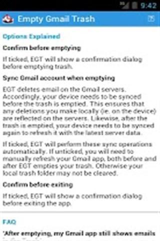 Empty Gmail Trash截图5