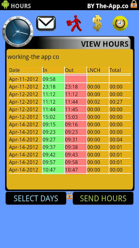 .Hours - Time Clock/Card free截图3