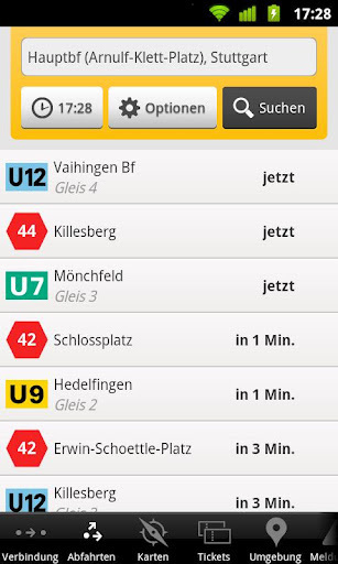 FahrInfo Stuttgart截图1