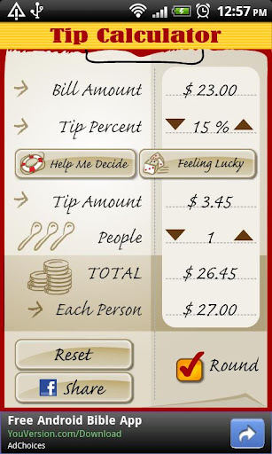 Tip Calculator - Ultimate截图1