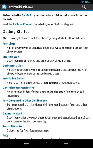 ArchWiki Viewer截图3