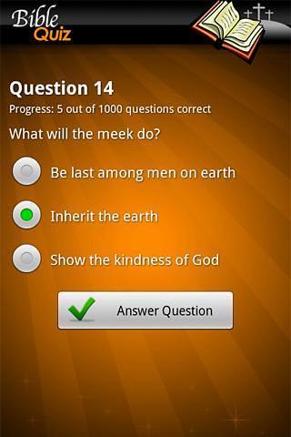 FreePlay Bible Quiz截图1