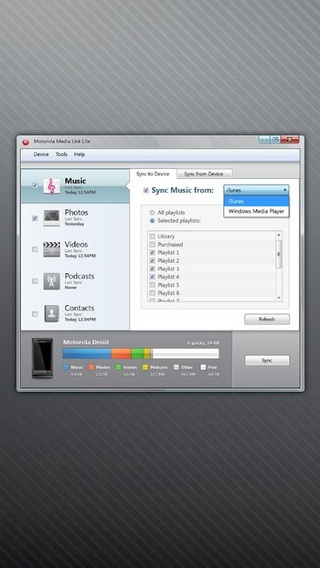 Motorola PIM Sync for PC截图1