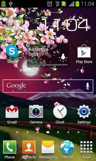 Evening sakura live wallpaper截图2