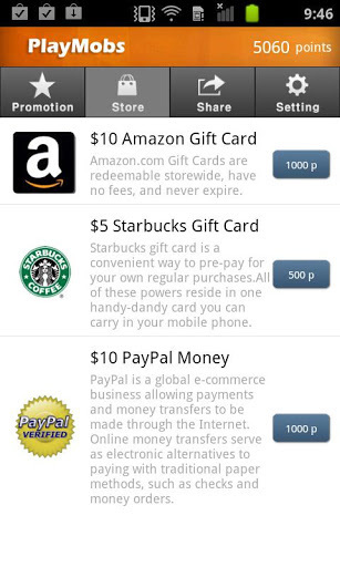 PlayMobs - Get Amazon Cards截图2