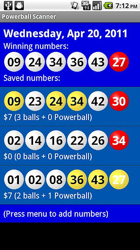 Powerball Scanner Lite截图4