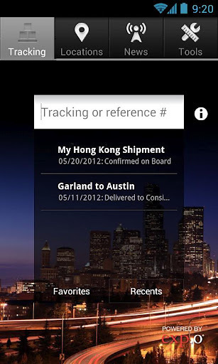 Expeditors Shipment Tracking截图2