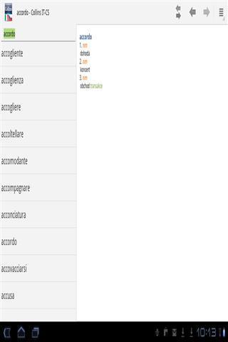意大利-捷克迷你字典截图3