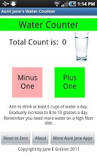 Aunt Jane&#39;s Water Counter截图1