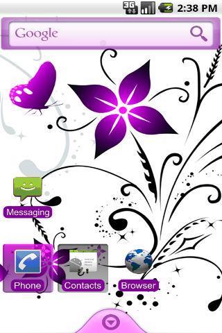 Tribal Flowers Theme截图1